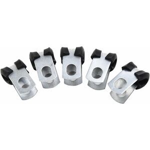 Fuel & Brake Line P Style Rubber Lined Wiring Hose Pipe Clamp 3/16" 12pc